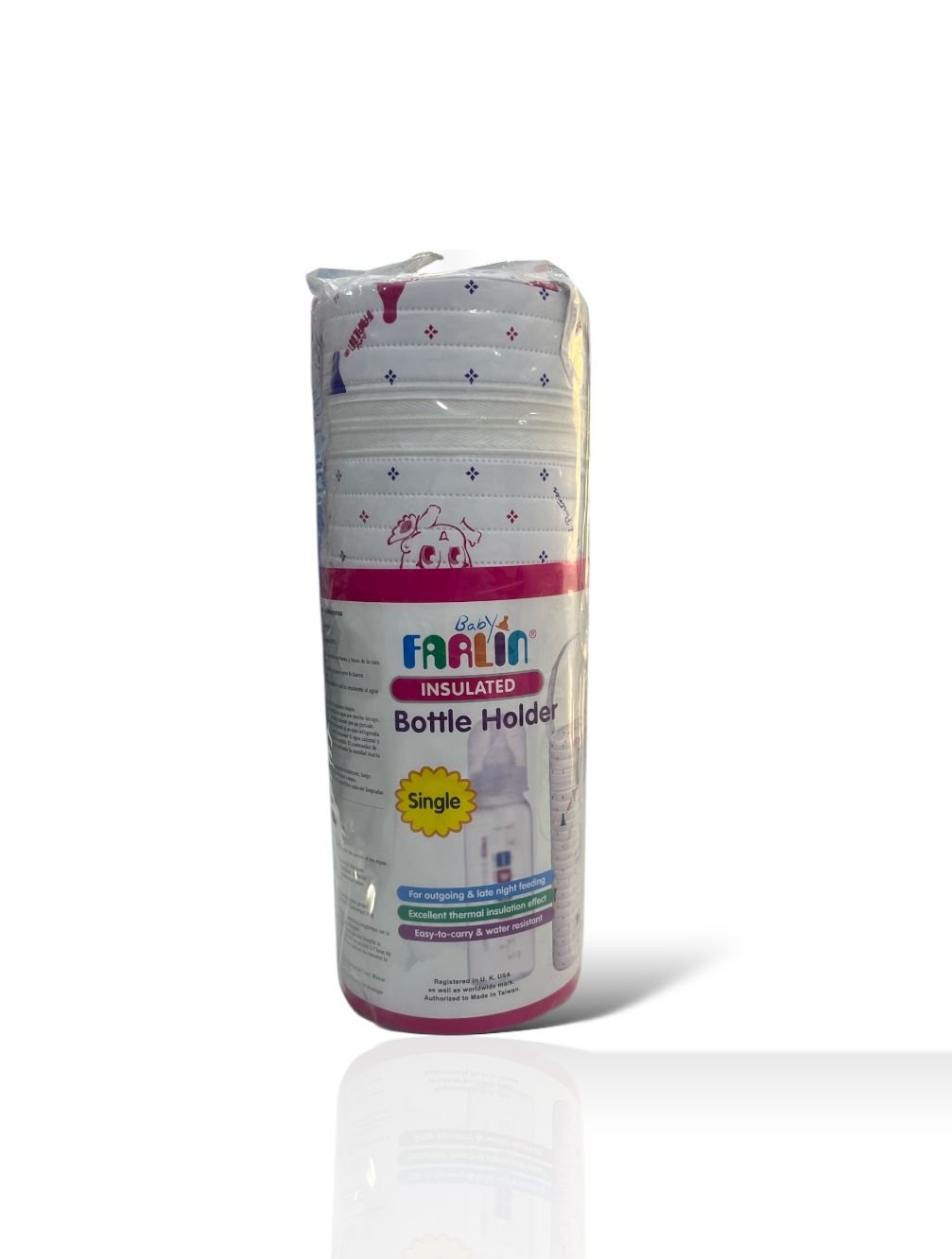 حامل الزجاجة معزول من فارلين