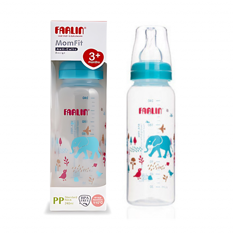 فارلين - زجاجة تغذية ذات نوعية جيدة ، ازرق 240 مل