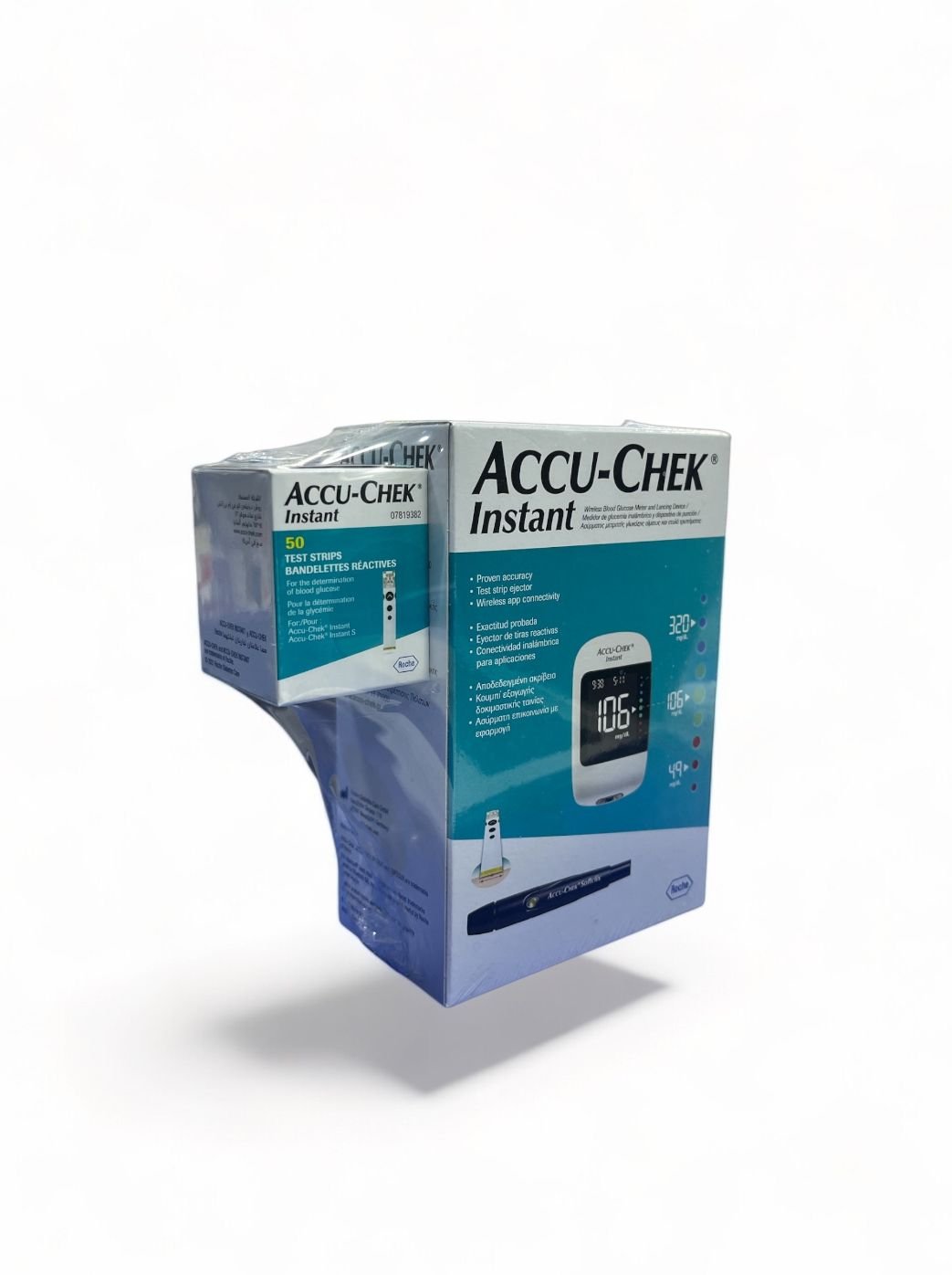 جهاز أكيوتشيك لقياس السكر في الدم فوري+50