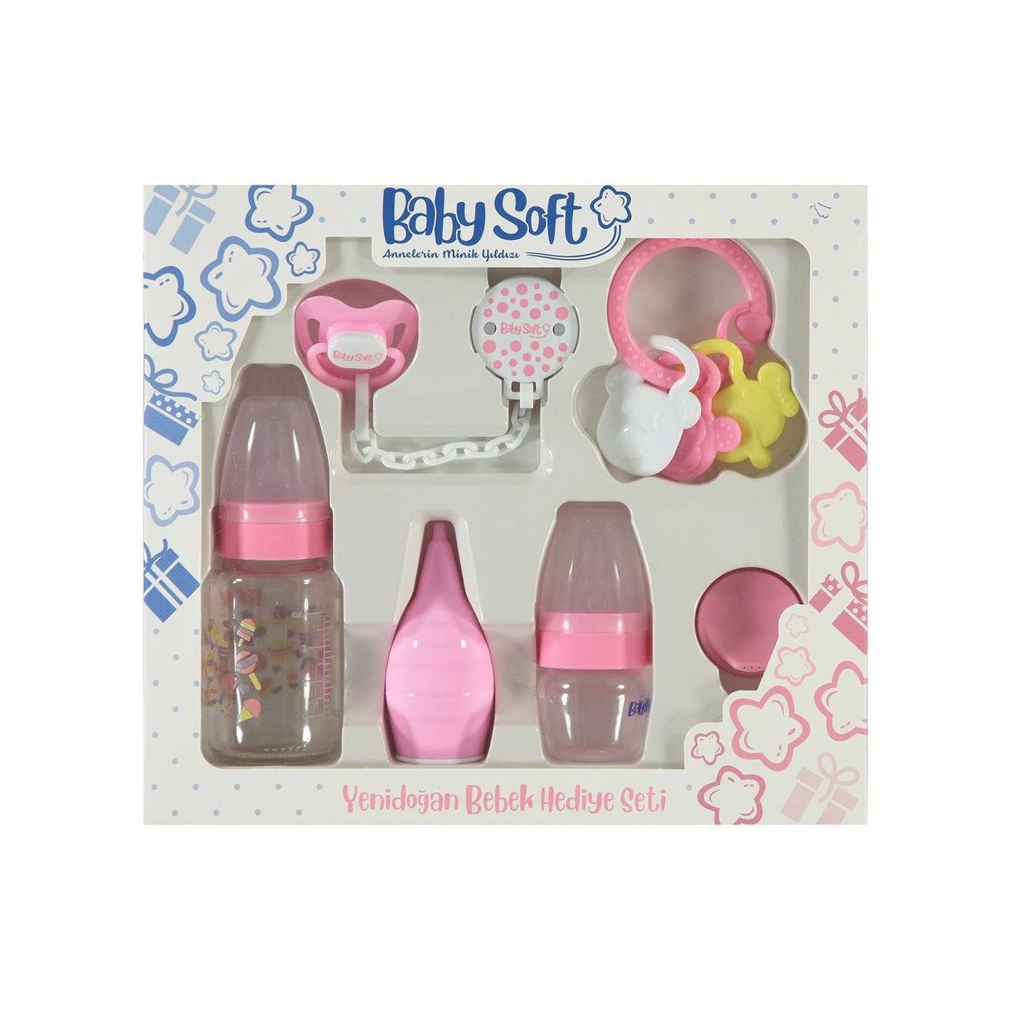 مجموعة هدايا مواليد الأطفال مكونة من 6 قطع من بيبي سوفت