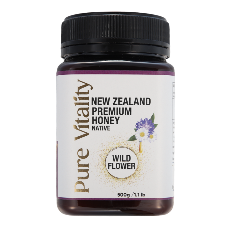 بيور فيتاليتي - عسل الزهور البرية النقية 500 جرام