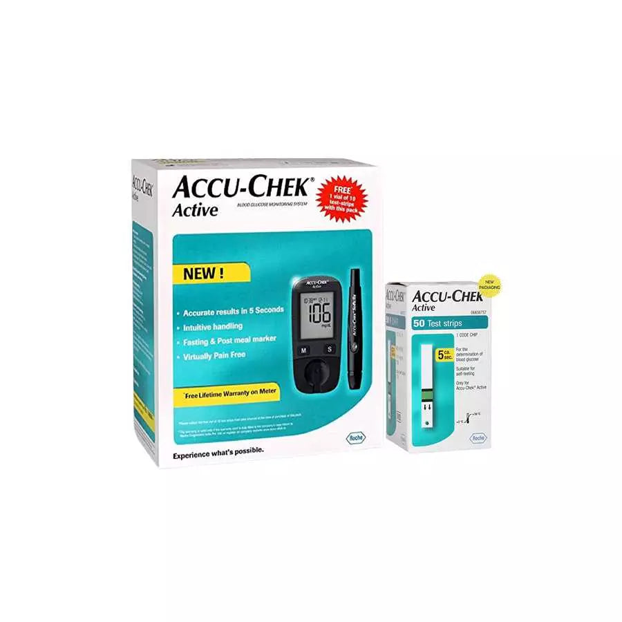 Accu -Chek جهاز قياس السكر في الدم النشط