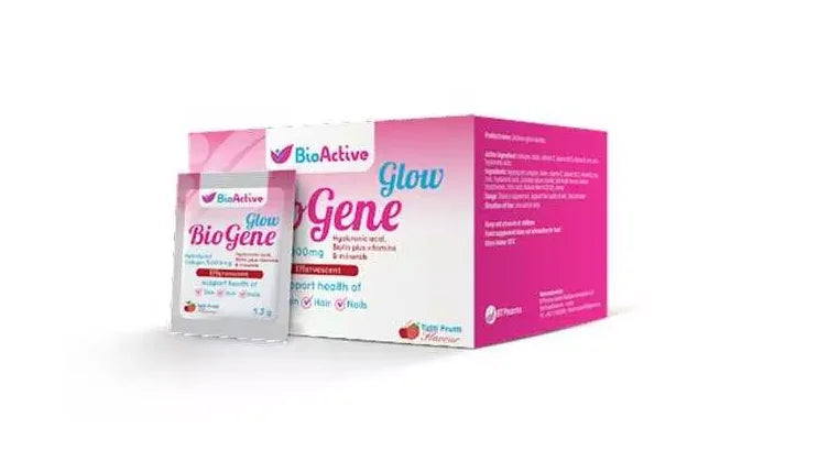 بي تي فارما بيوجين جلو كولاجين 5.000 مجم، 30 كيس فوارة