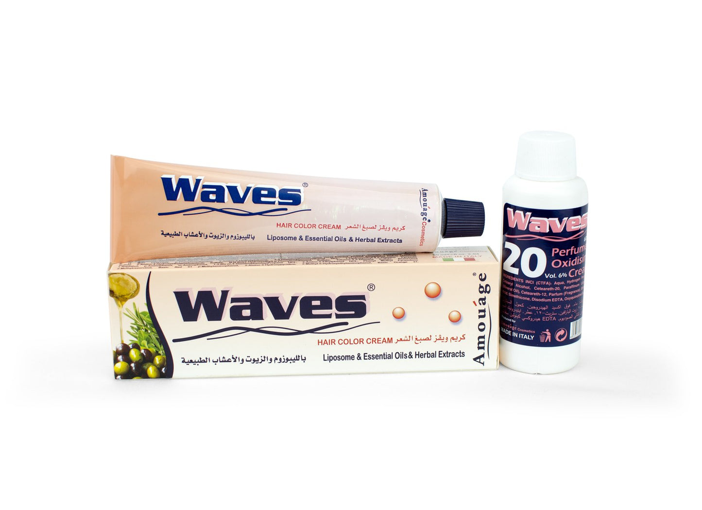 waves - صبغة شعر درجة 6.8 اشقر غامق كاراميل