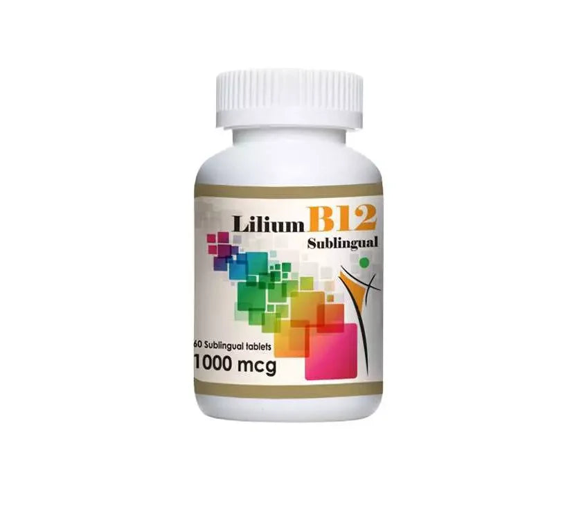 فيتامين ب12 ليليوم 1000 ميكروجرام 60 قرص تحت الصفر