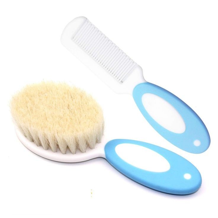 Mumlove للأطفال - مجموعة فرشاة وفرشاة للأطفال بعمر 6 أشهر وما فوق