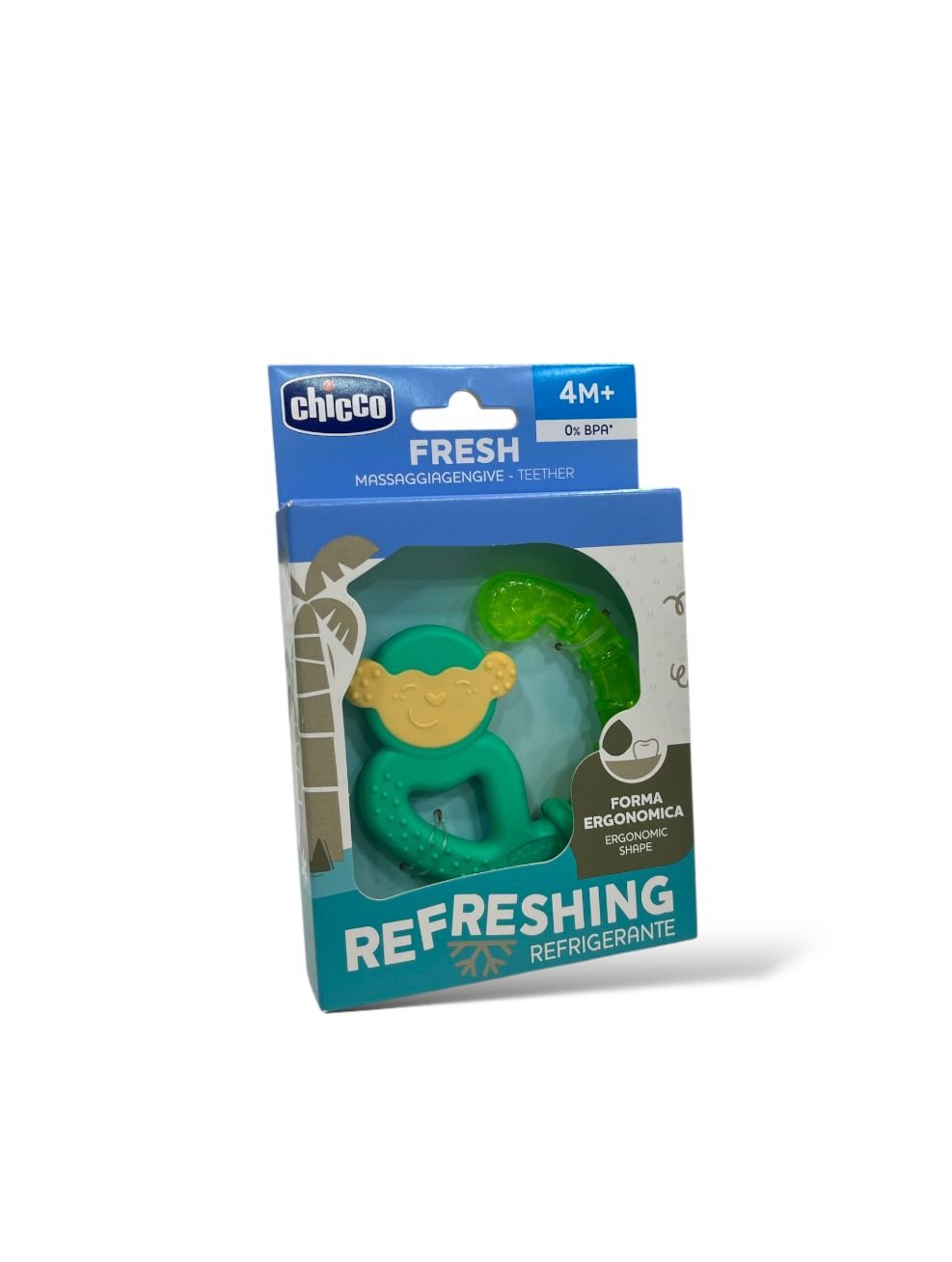 عضاضة شيكو فريش المتجدد – شكل مريح للأطفال من سن 4 أشهر فما فوق