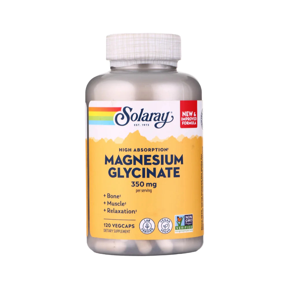 سولاري مكمل تجميل جلايسينات المغنيسيوم 350 مجم