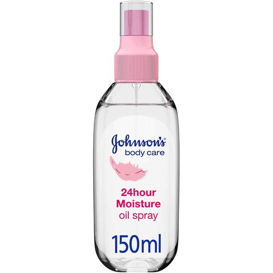جونسون -بخاخ زيت مرطب للجسم 24 ساعة، 150 مل