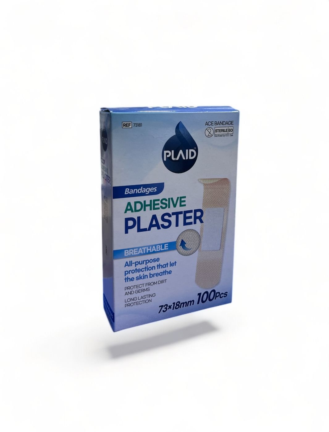 ضمادة لاصقة بليد ايس، 100 قطعة