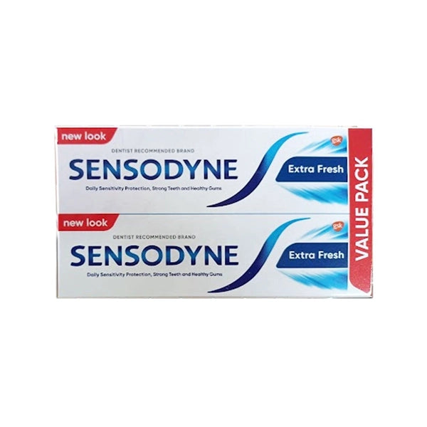 سنسوداين معجون اسنان اكسترا فريش 50 مل (2+1) عرض التوفير