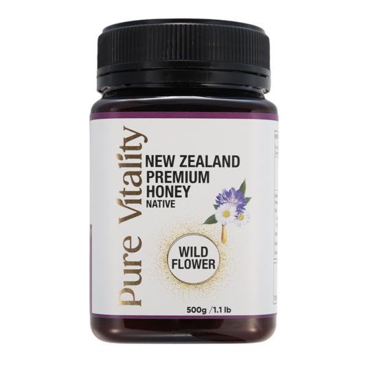 بيور فيتاليتي - عسل الزهور البرية النقية 500 جرام