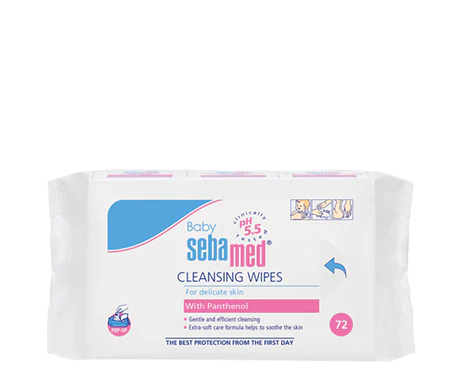 سيباميد - مناديل مبلة لتنظيف الاطفال