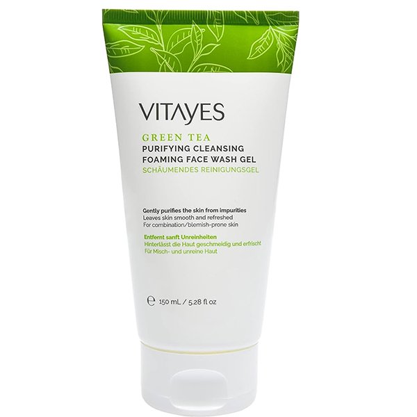 جل رغوي منظف بالشاي الأخضر من فيتايز 150 مل