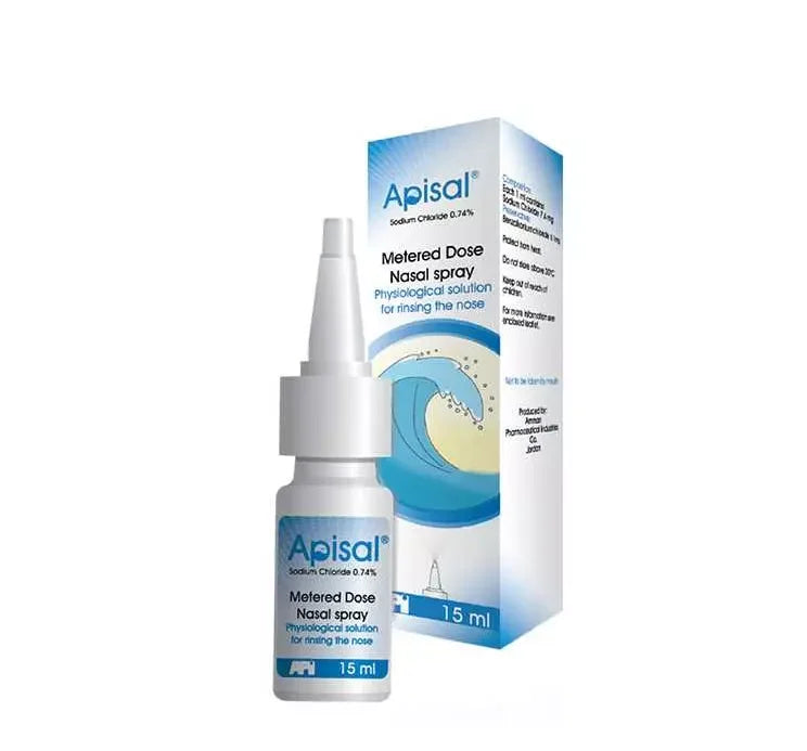 Apisal بخاخ الأنف لإزالة الإفرازات و 15 مل