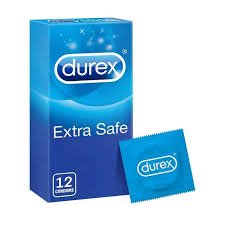 DUREX - واقي ذكري إضافي آمن - ١٢ واقيًا ذكريًا