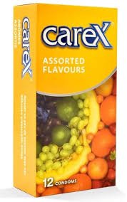 Carex- Assorted Flavour 12 Condomes– Care Jo