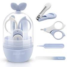 مجموعة العناية بأظافر الأطفال 4 في 1 مع حقيبة