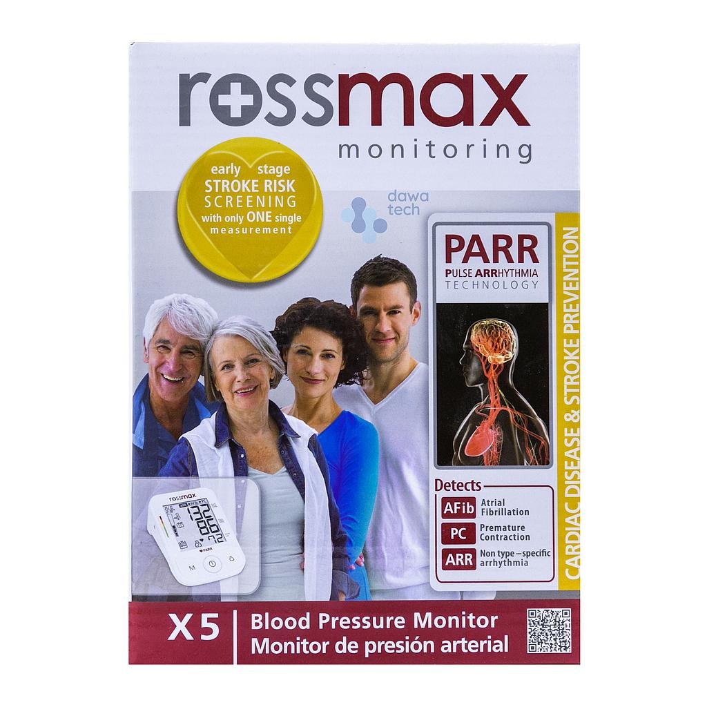 Rossmax - جهاز قياس ضغط الدم مراقب دقة PARR