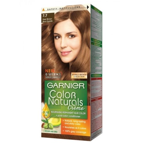 garnier -صبغة شعر، لون بني 7.7