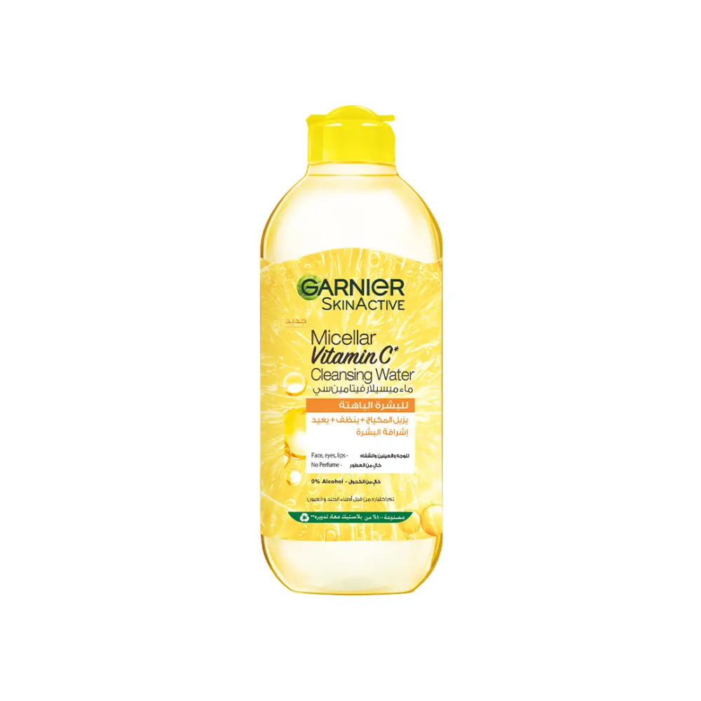 garnier - ماء ميسيلار تفتيح بالفيتامين سي 400 مل